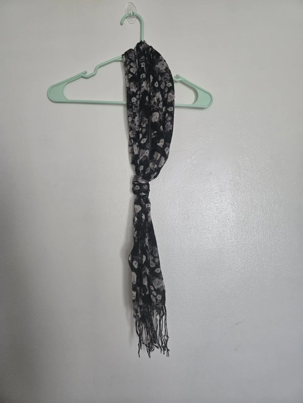 4/$15 Boho Braid Tassel Scarf Black White Hair Accessories Women's Summer Style